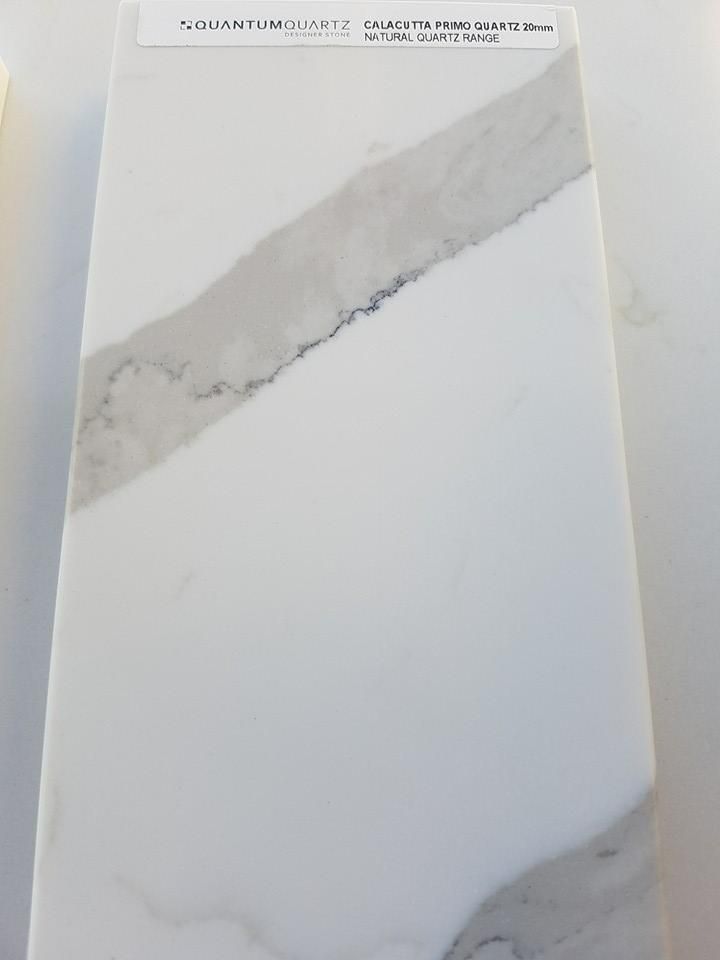 A Close up Of a Piece of White Marble on A Table — Thats Tops by Design in Scone, NSW