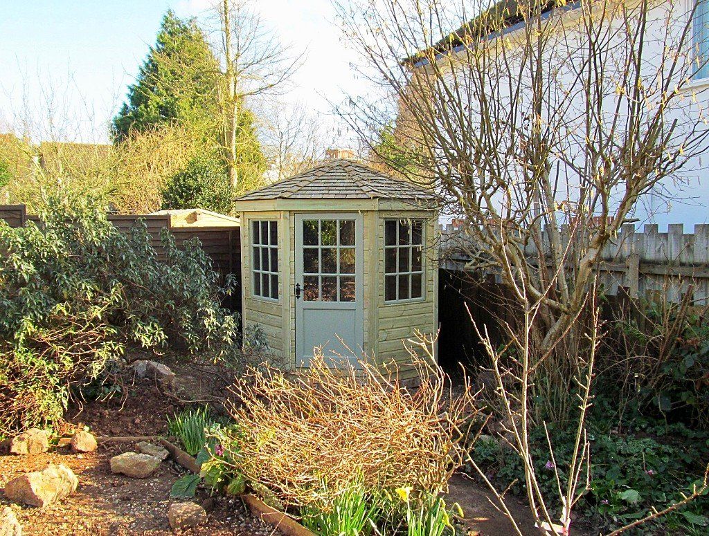 Devon Summer house hip roof shed