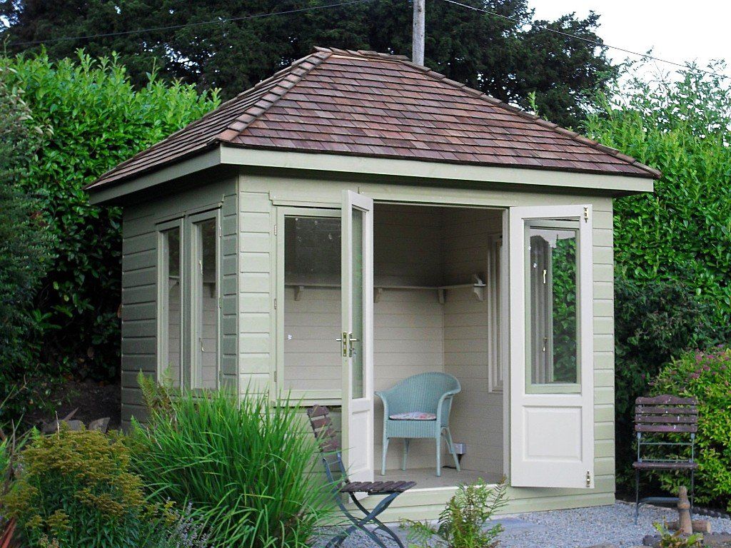 Devon Sheds hip roof Summer House