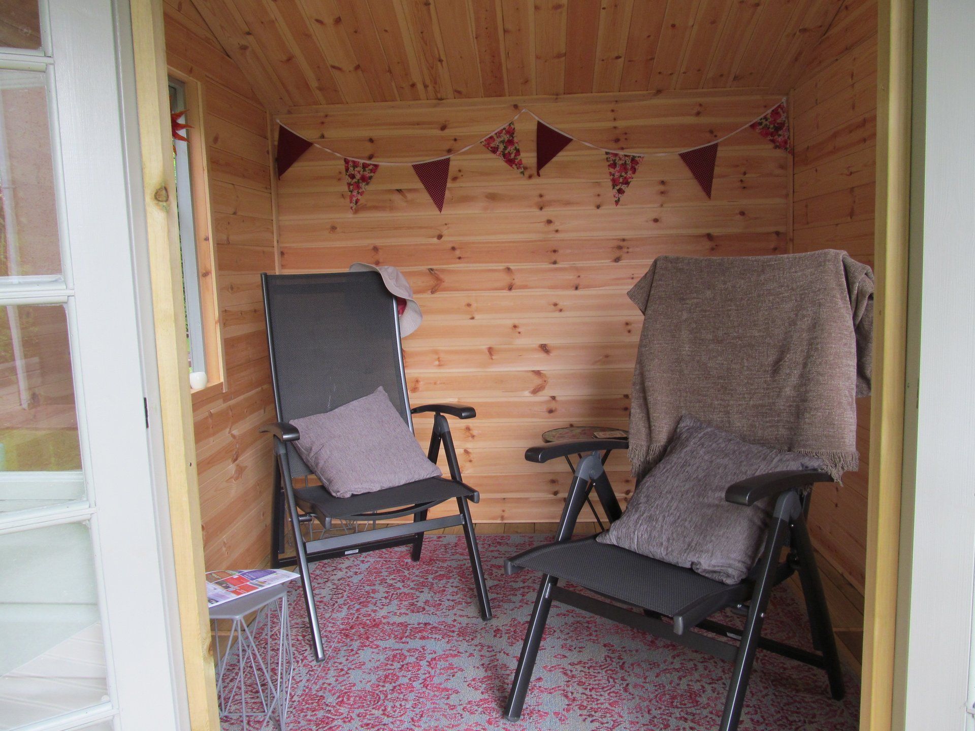 Inside the Bridford summer house, your perfect summer retreat