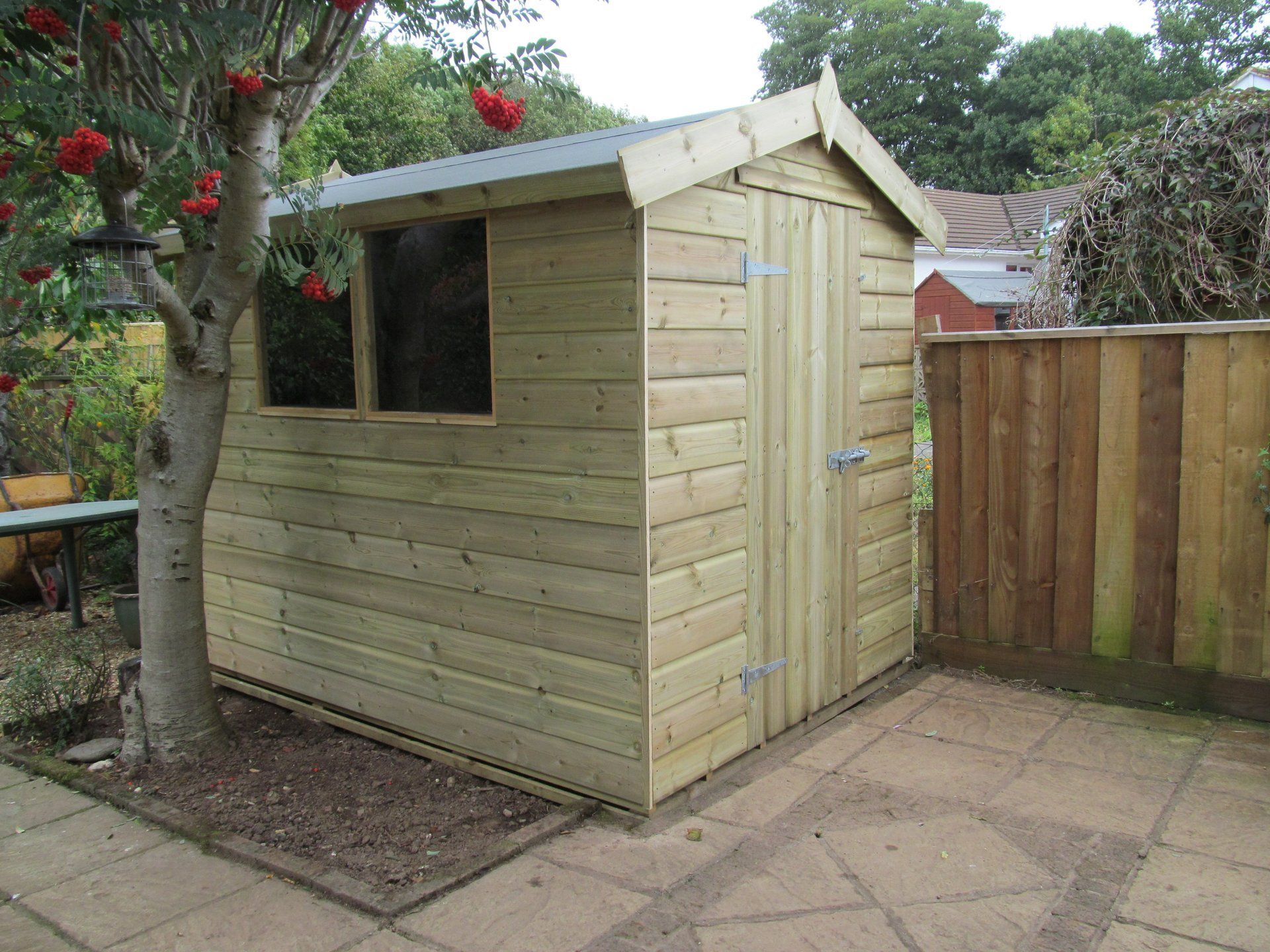 Apex Garden Shed with double window on side