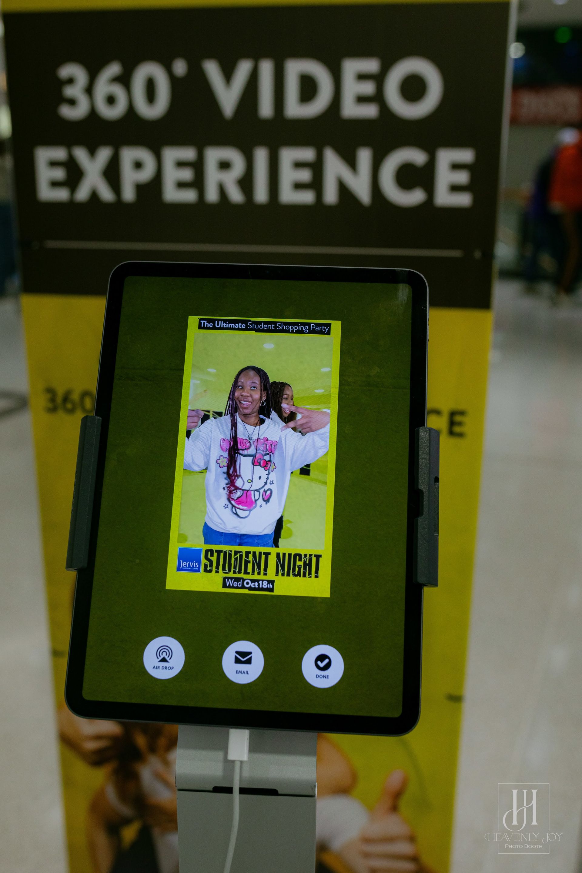 Event analytics dashboard showing engagement metrics and performance insights.