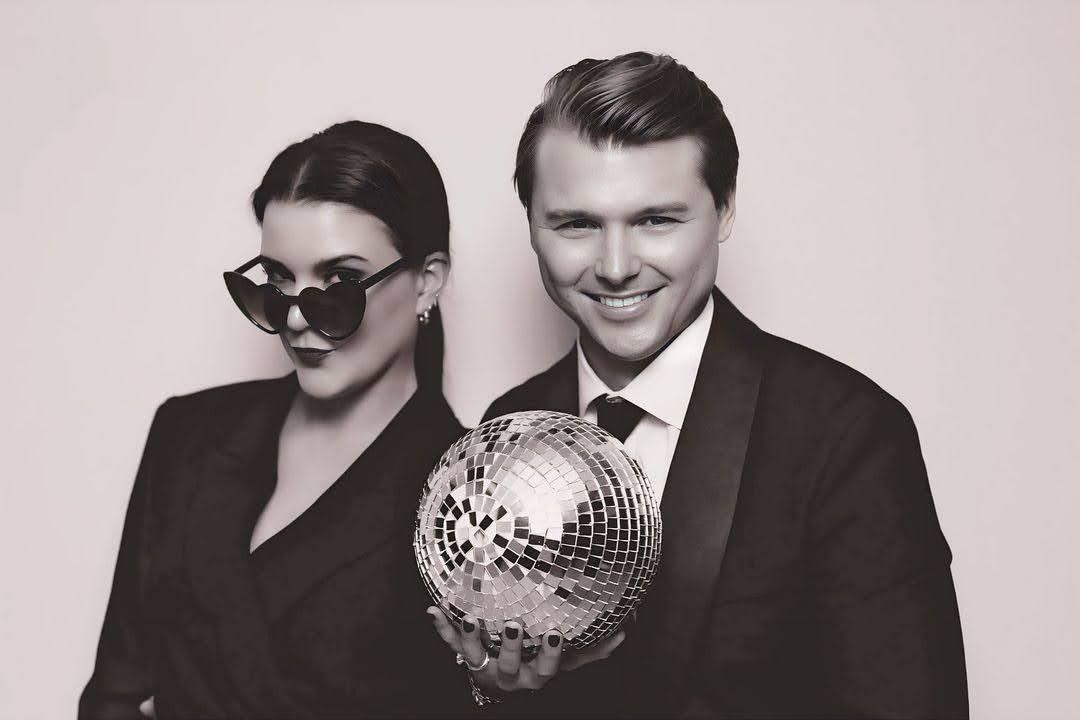 black and white glam photo