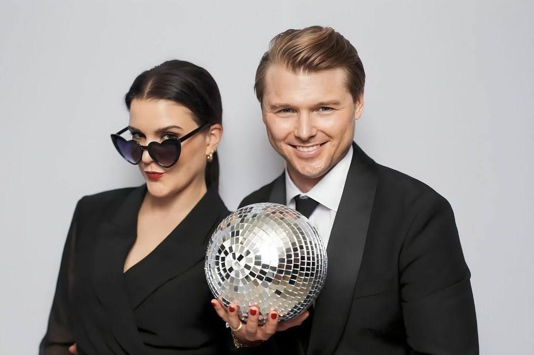 photo booth disco ball