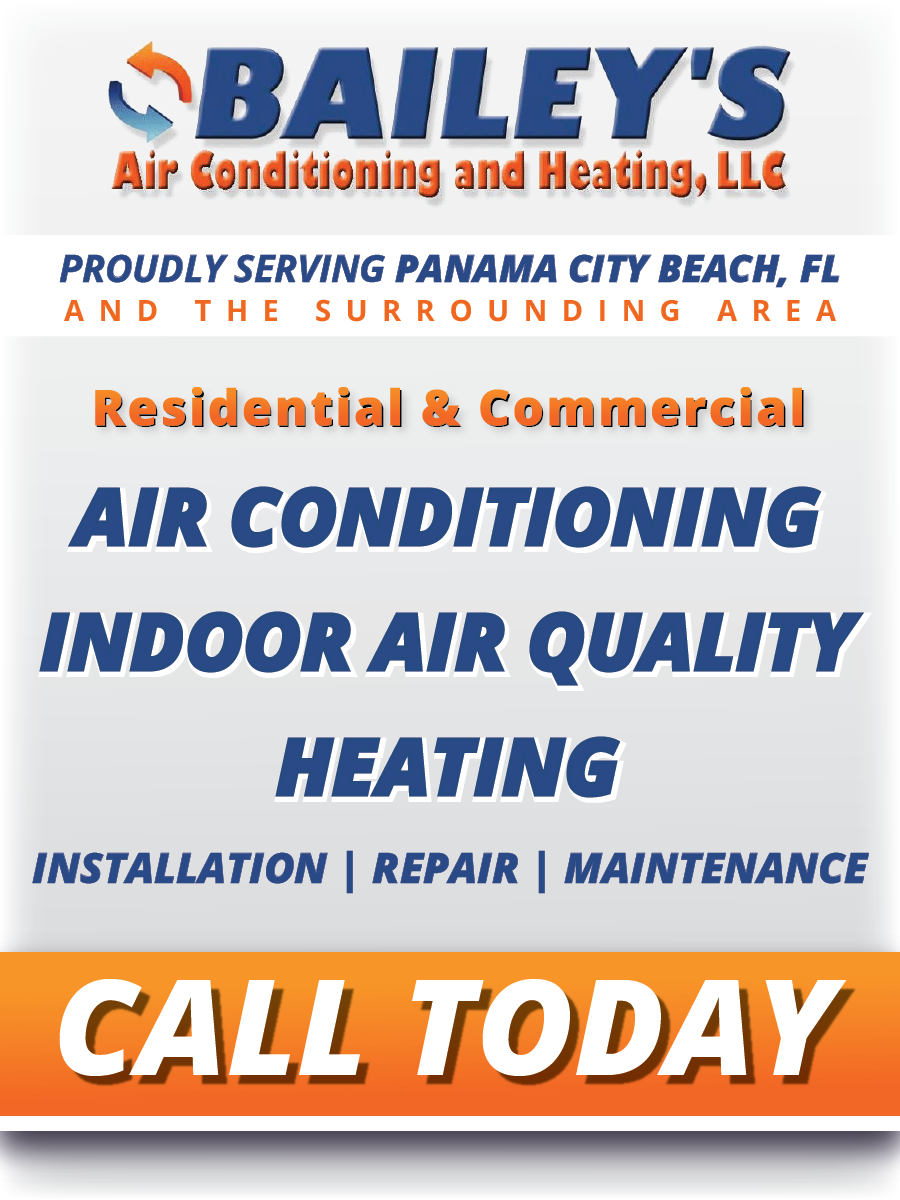 Bailey 's air conditioning and heating llc is proudly serving panama city beach fl and the surrounding area