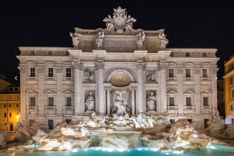 The Trevi fountain Rome