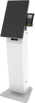 the Austin Payment Kiosk in white with a 22