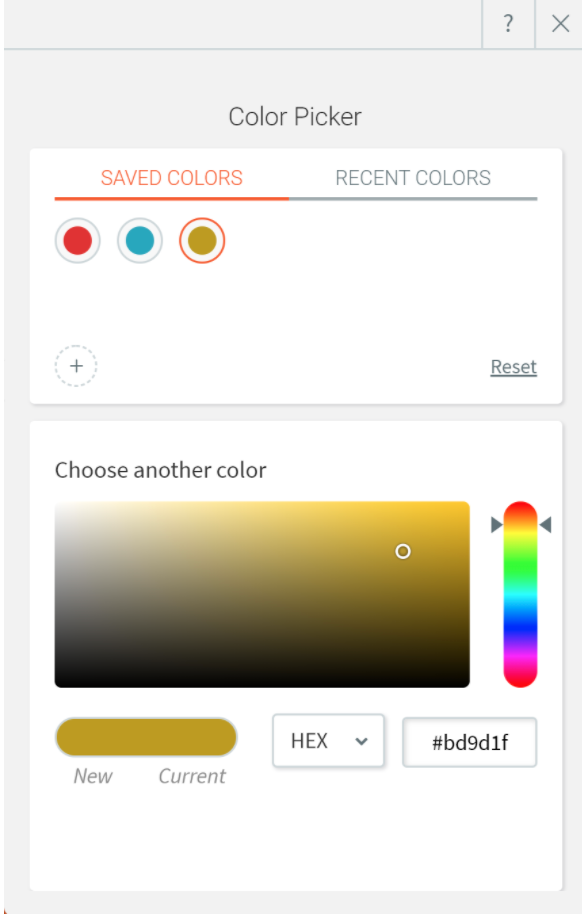 Using the Color Picker