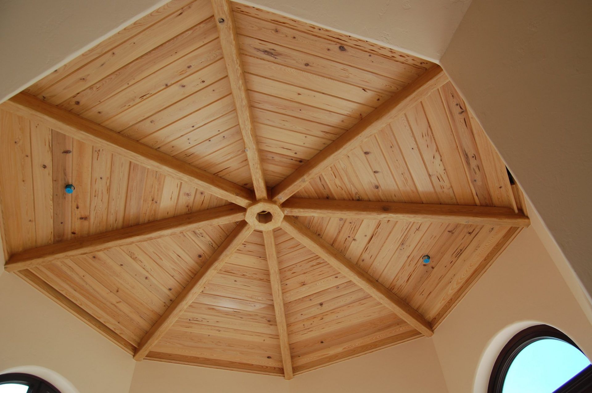 wooden ceiling