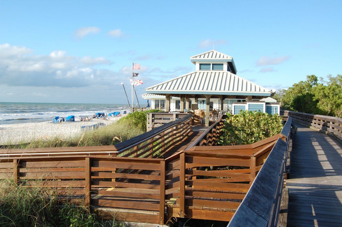 gazebo on beach