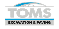 A Logo for Tom's Excavations.