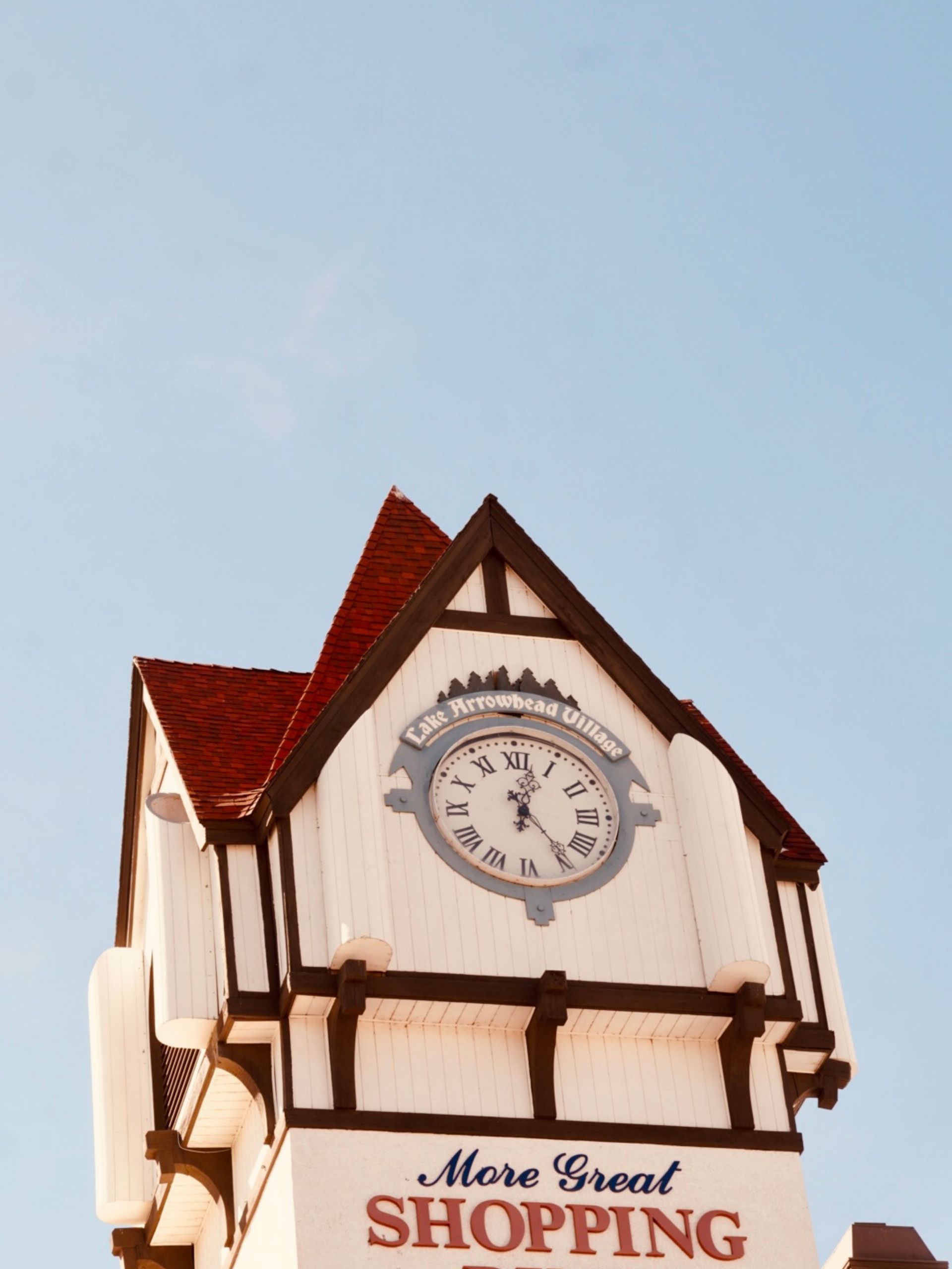Clocktower in Lake Arrowhead