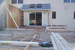 Back View of Waldorf Kitchen Addition