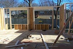 Waldorf Kitchen Addition Framing