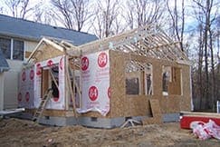 Walls in Place Waldorf Kitchen Addition