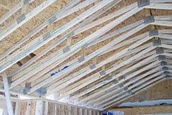 Waldorf Kitchen Addition Rafters