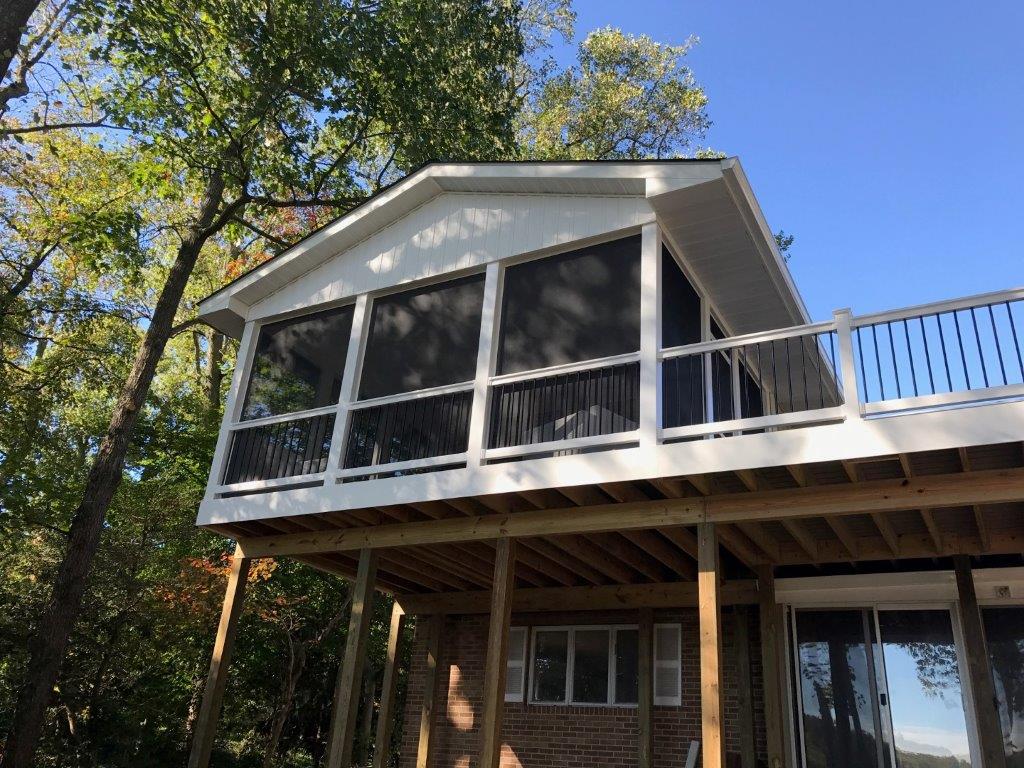 Lusby Home Renovation -Screened Prch
