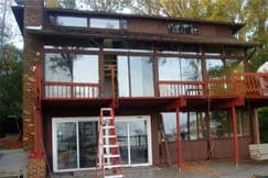 Before Prince Frederick Waterfront Home Addition