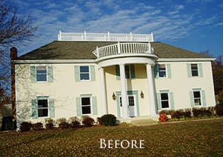 Before Exterior Remodel Huntingtown