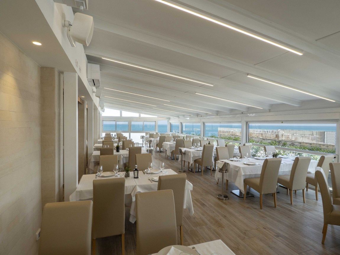 veranda di un ristorante con vista panoramica