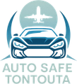 Logo officiel Auto Safe Tontouta, service de parking sécurisé et stationnement longue durée près de l’aéroport de La Tontouta en Nouvelle-Calédonie