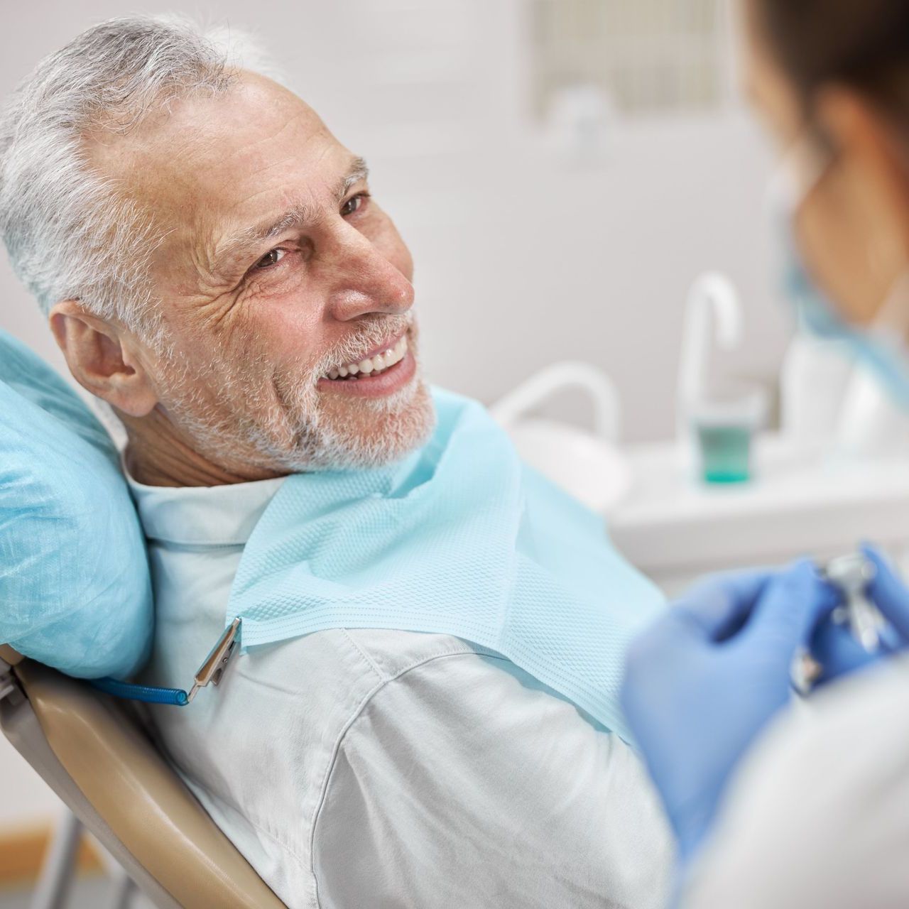 older male dental patient