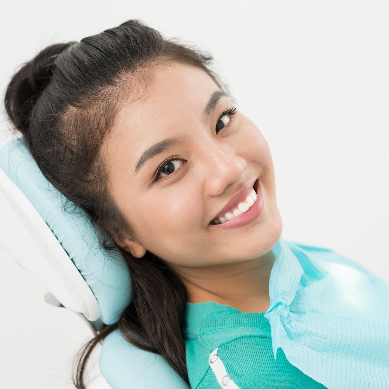 young female dental patient