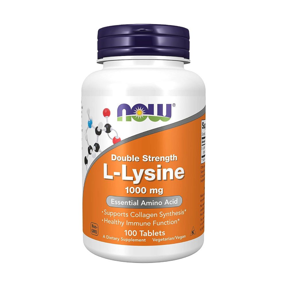 NOW Supplements L-Lysine Tablets