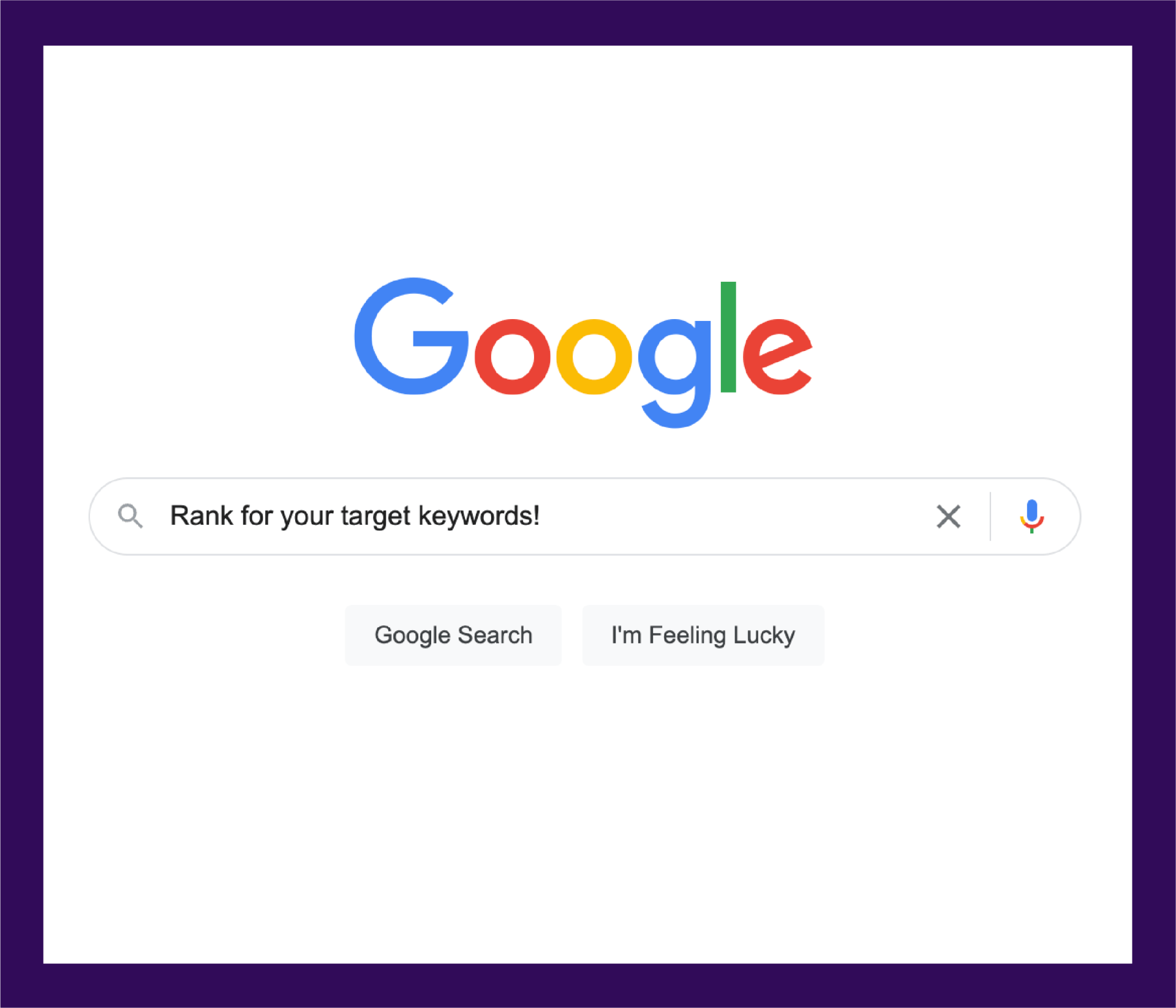 Google search box example