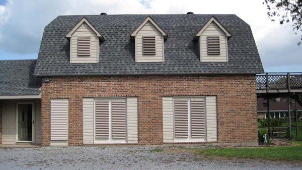Shutters and Blinds Installation — Outside Blinds Open Position in Corpus Christi, TX