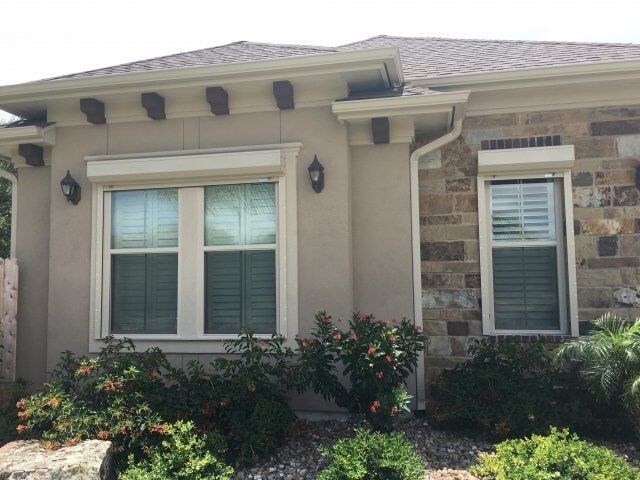 House Exterior Hurricane roll up shutters