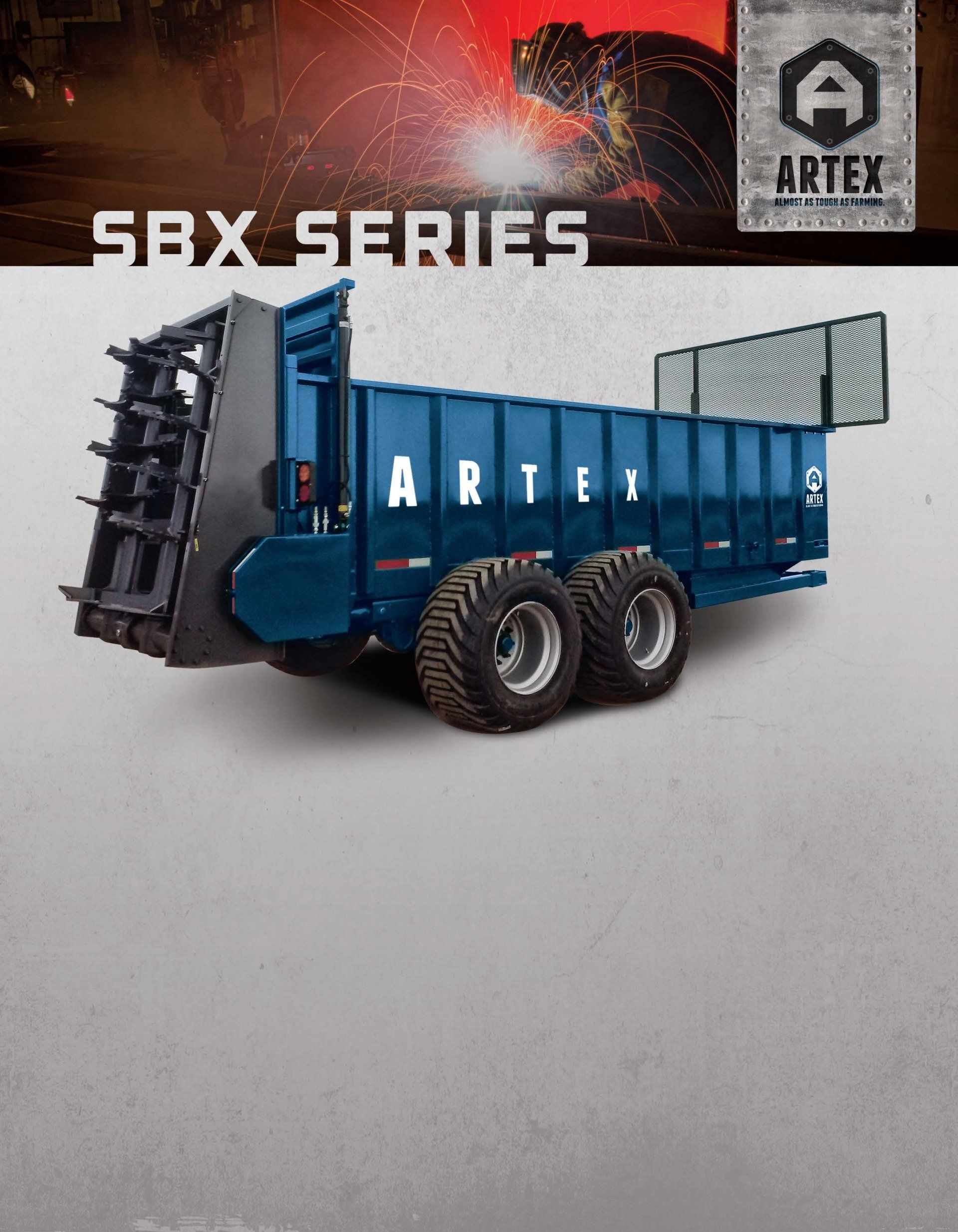 Artex SBX Series Manure Spreaders