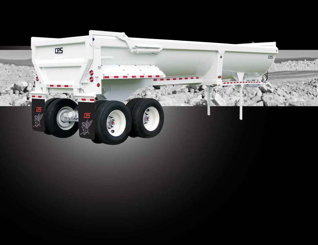 CPS Half Round End Dump Trailers