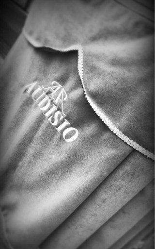 copertura in velluto con logo di agenzia funebre