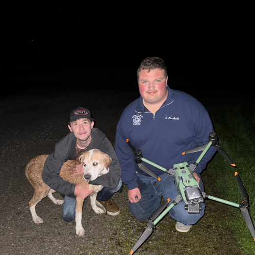 drone pet recovery highland county