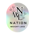 A logo for a company called nation weight loss NWL product