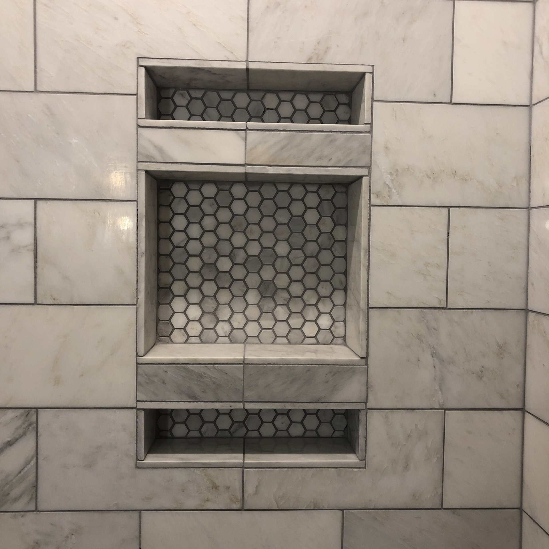 tile shower bathroom