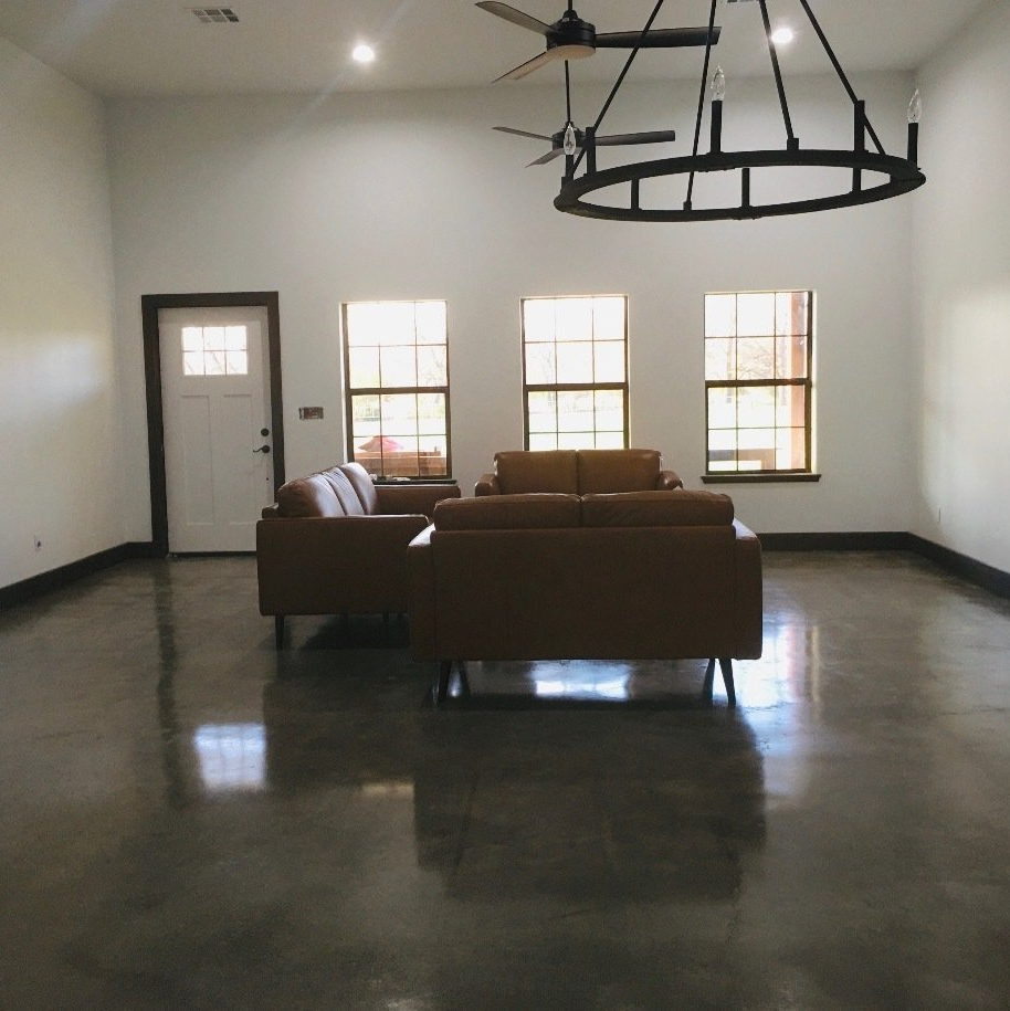 Stained concrete