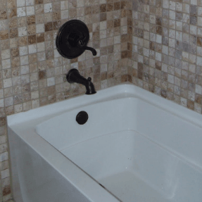 Bathtub tile installation