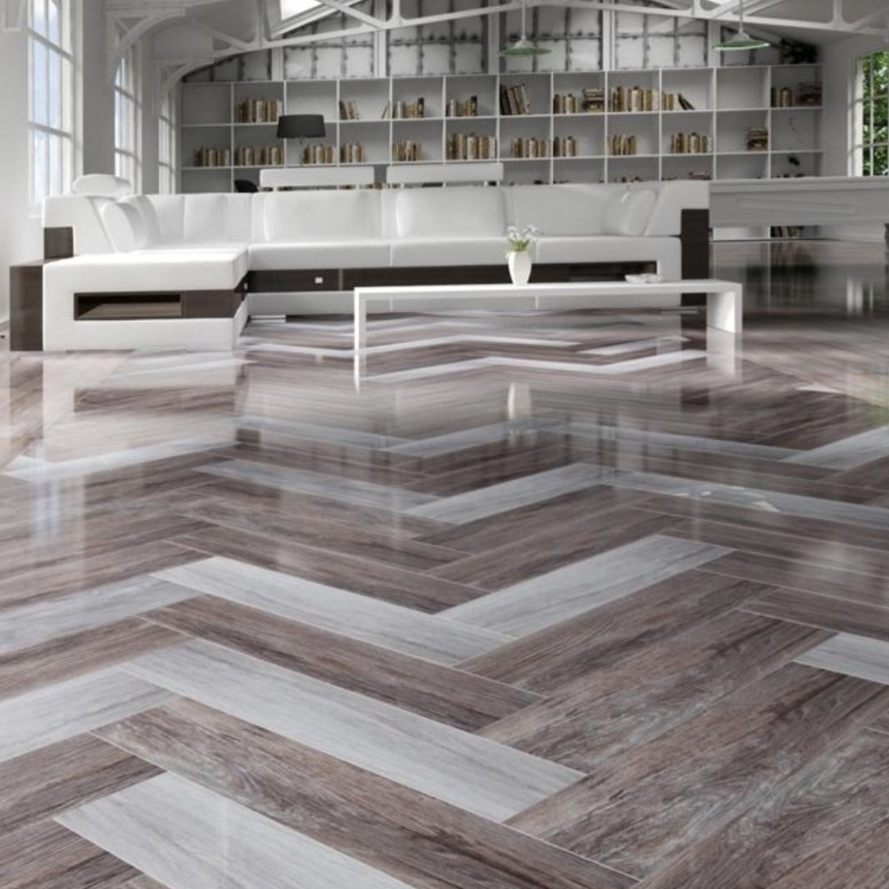 Beautiful tile flooring