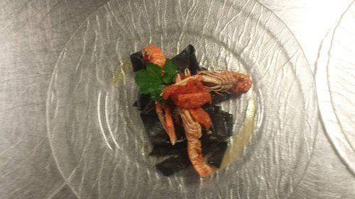 antipasto con gamberi