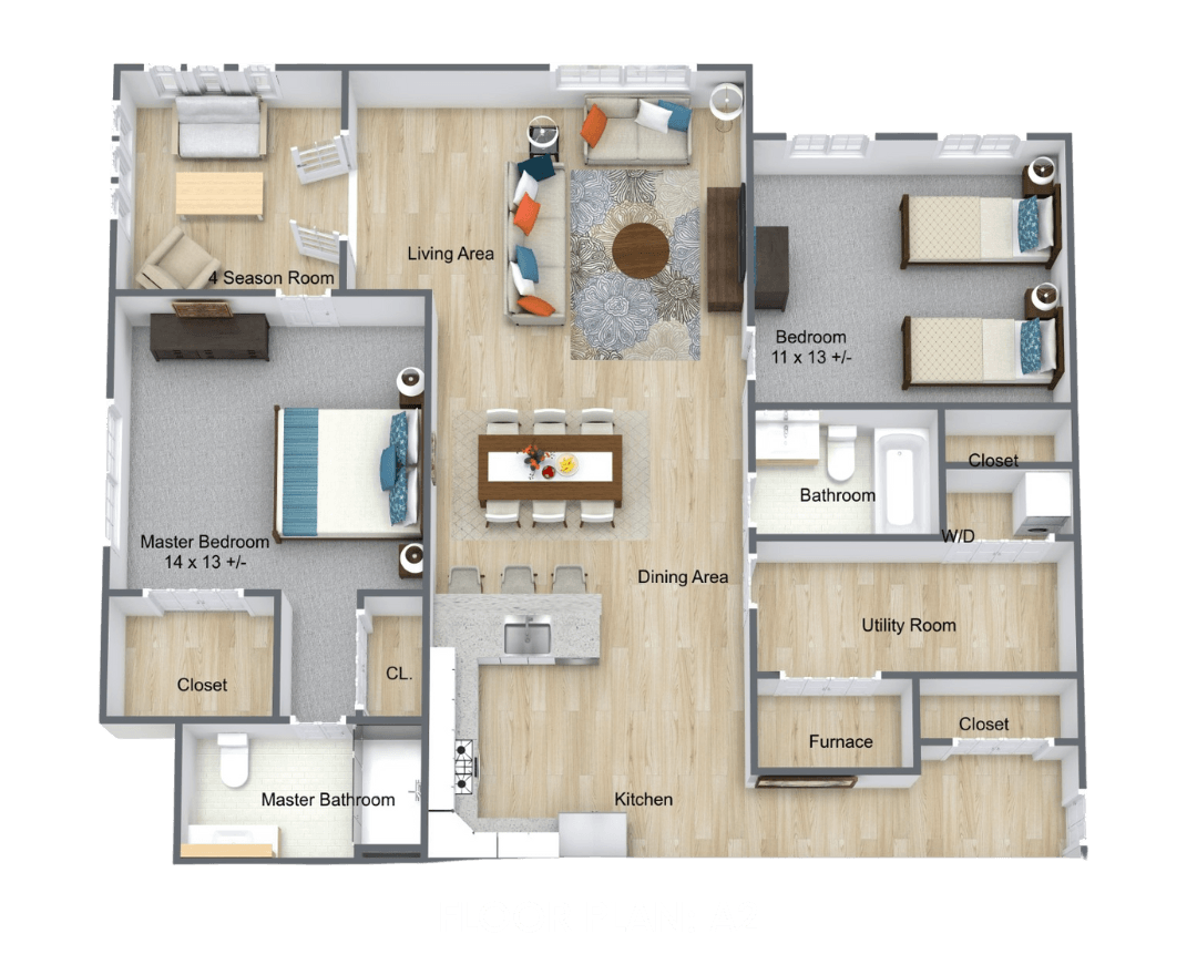 A2 Floor Plan