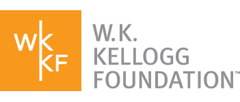 W.K. Kellogg Foundation logo with orange square and gray text