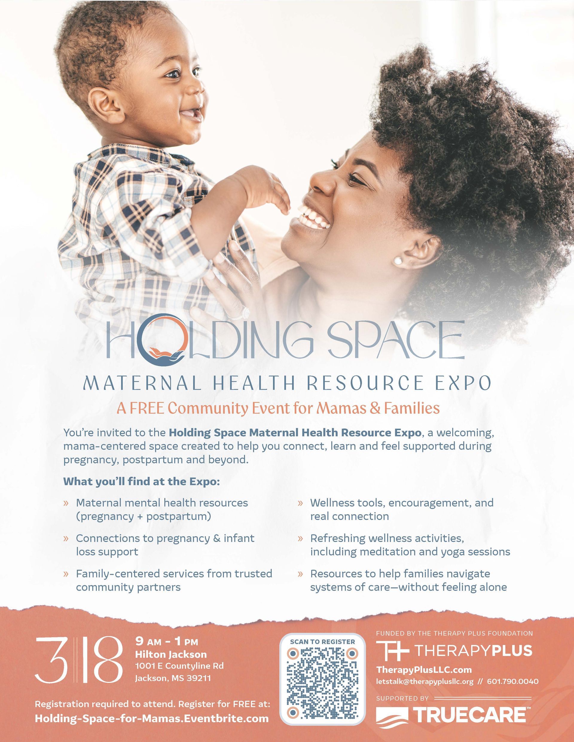 Holding Space: Maternal Health Resource Expo is a FREE community event for mamas and families, designed to create a welcoming, supportive environment for mothers during pregnancy, postpartum, and beyond. The event provides opportunities to connect with trusted community resources, learn about maternal wellness, and receive support for the maternal journey.