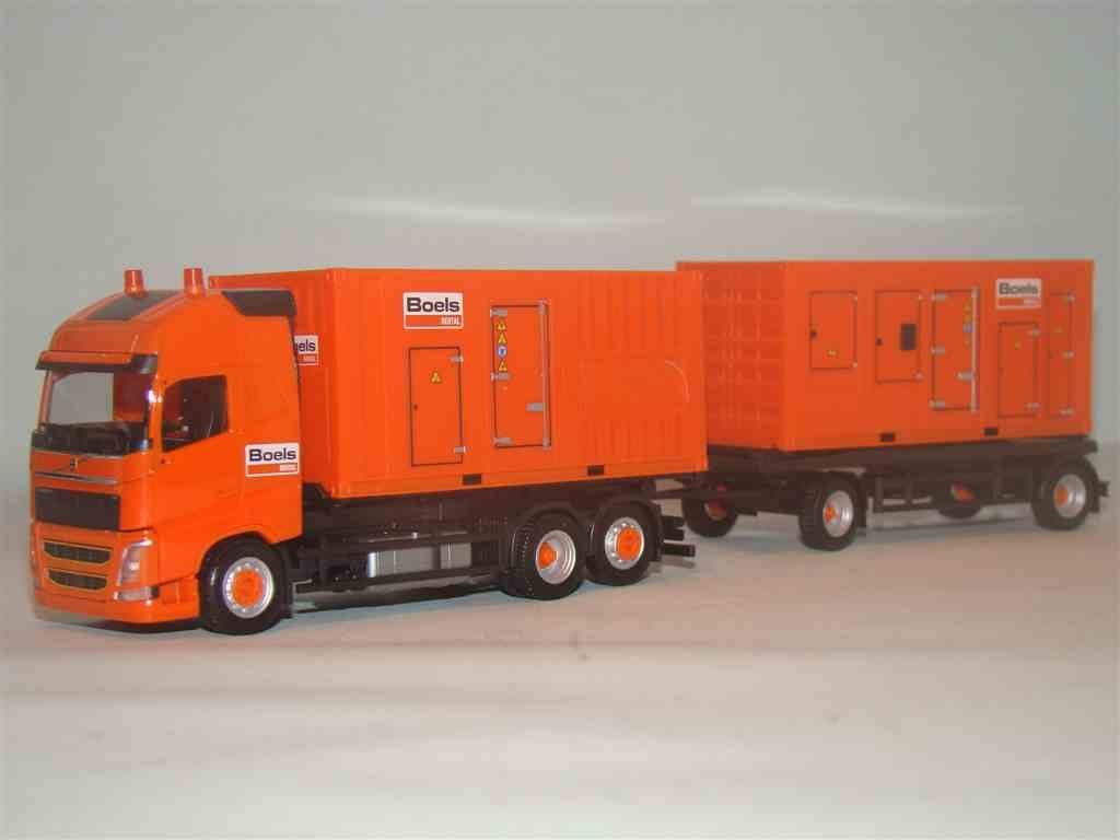 Boels verhuur Herpa 307031 Volvo FH GL XL COMBI