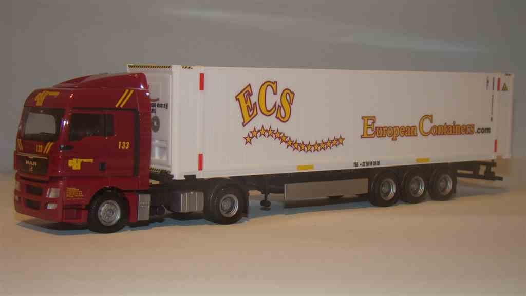 ECS Nr.133 Herpa/de Kleine MAN TGX Koelcontainer