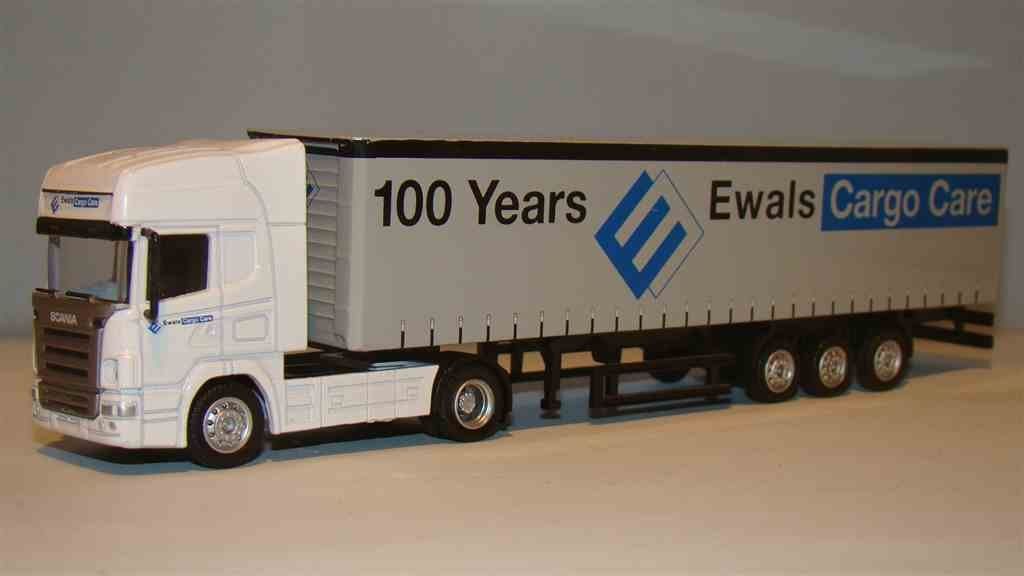 Ewals Cargo Care 100 Years WSI Promotoys Scania