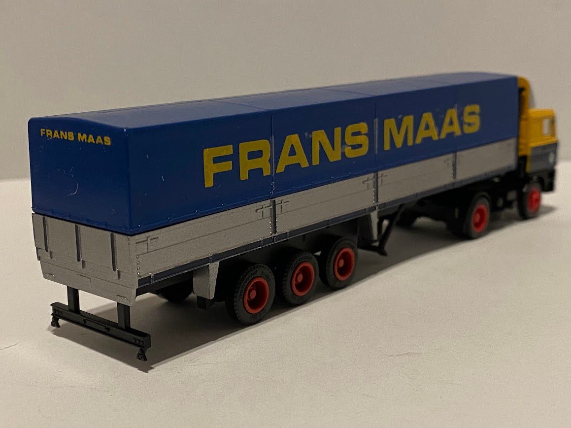 Frans Maas Daf 2800 Herpa eigenbouw achterzijde