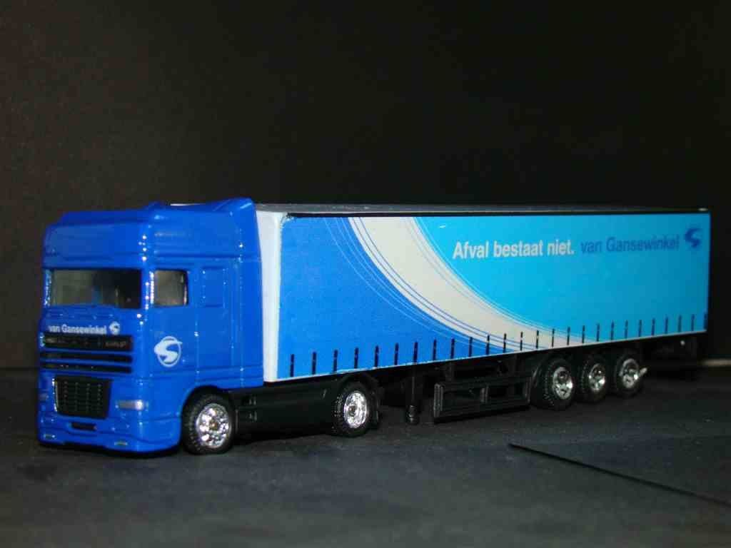 Van Gansewinkel DAF 105 SSC - Testmodel voor nieuwe zeilopdruk