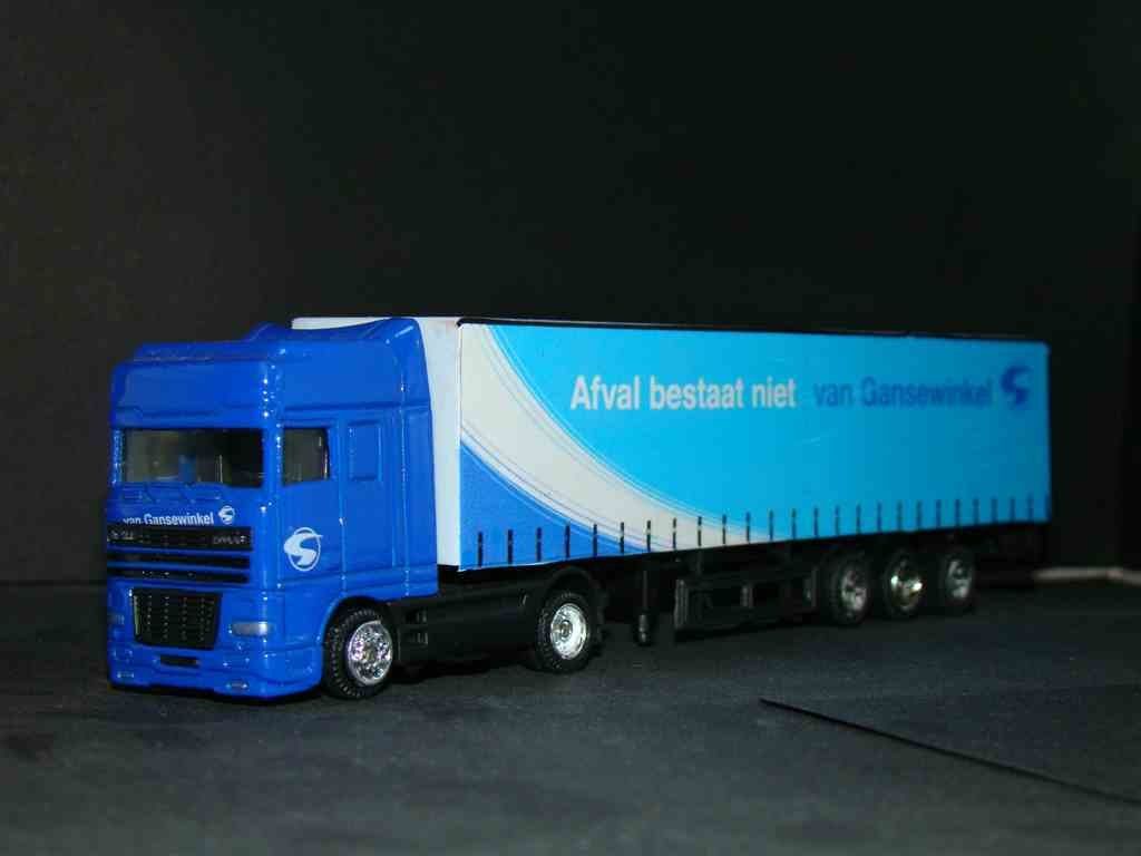 Van Gansewinkel DAF 105 SSC - Testmodel voor nieuwe zeilopdruk